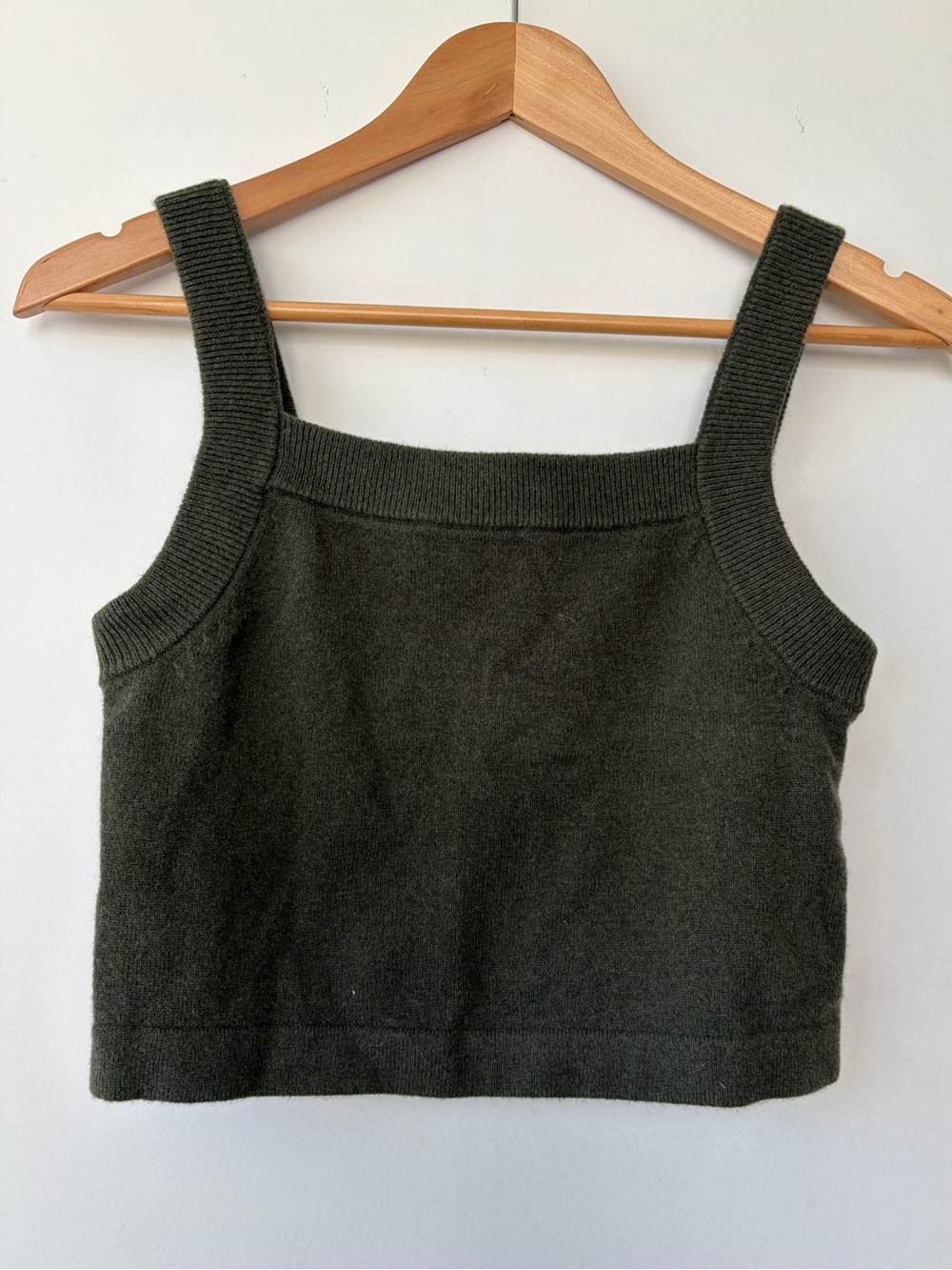 Madewell Green Cashmere Tank size XS